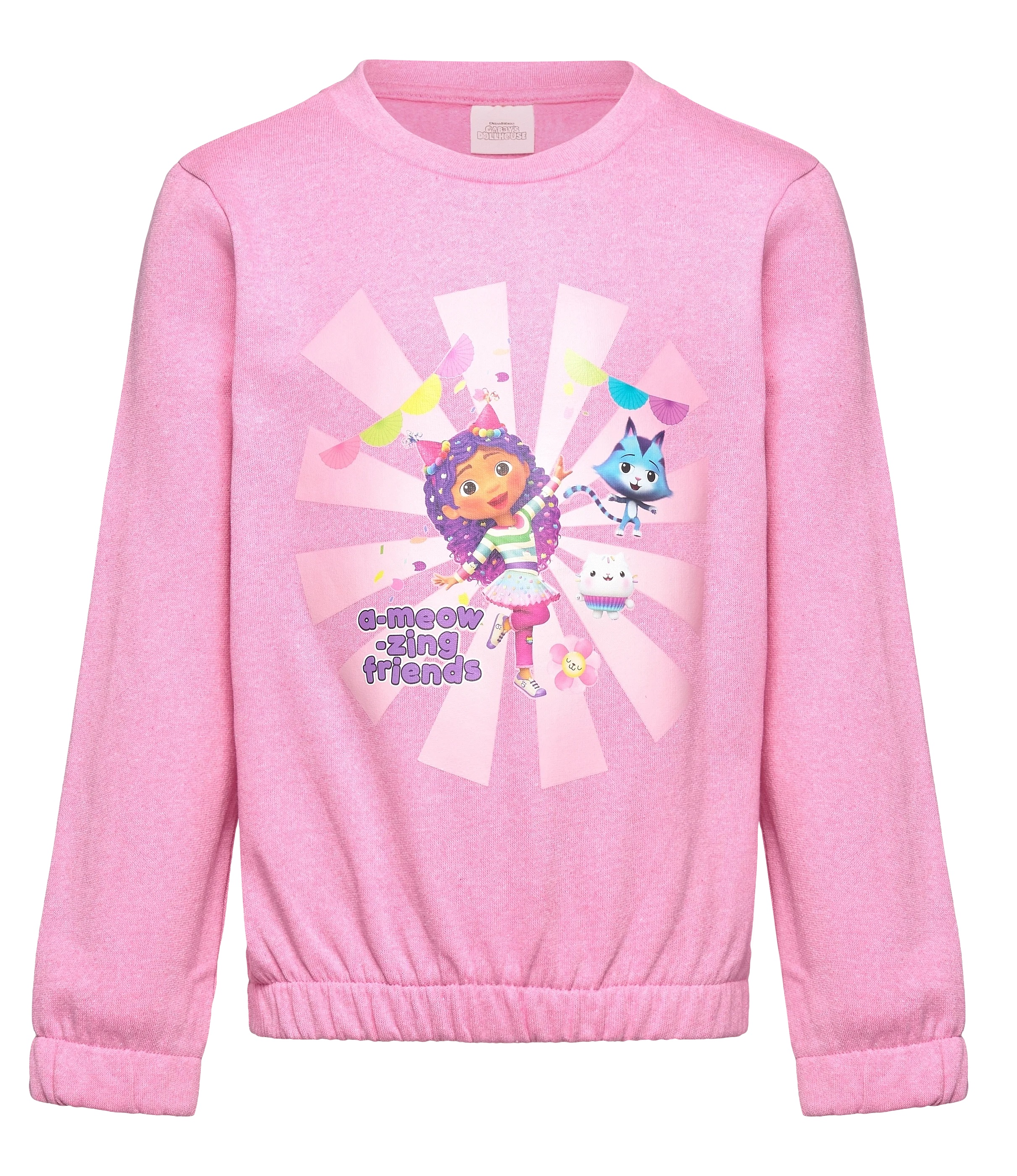 Felpa Gabby's Dollhouse 3/8 Anni Maglietta Sun City - Xh1233rosa