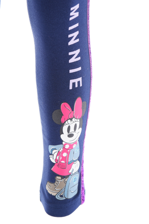 Leggings Minnie Mouse DISNEY Pantalone 3/8 Anni Sun City - Xh1259blu
