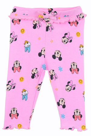 Leggings Minnie Mouse DISNEY Pantalone 6/24 Mesi Sun City - Xh0015rosa