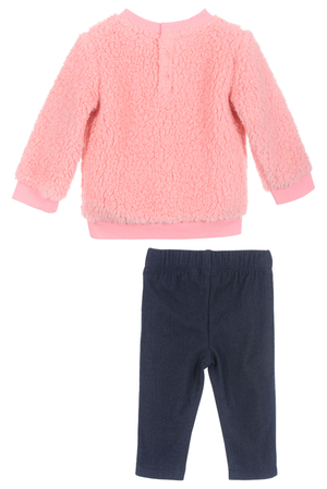 Completo Felpa con Leggings Minni Neonata Sun City 6/24 Mesi - Xh0044rosa