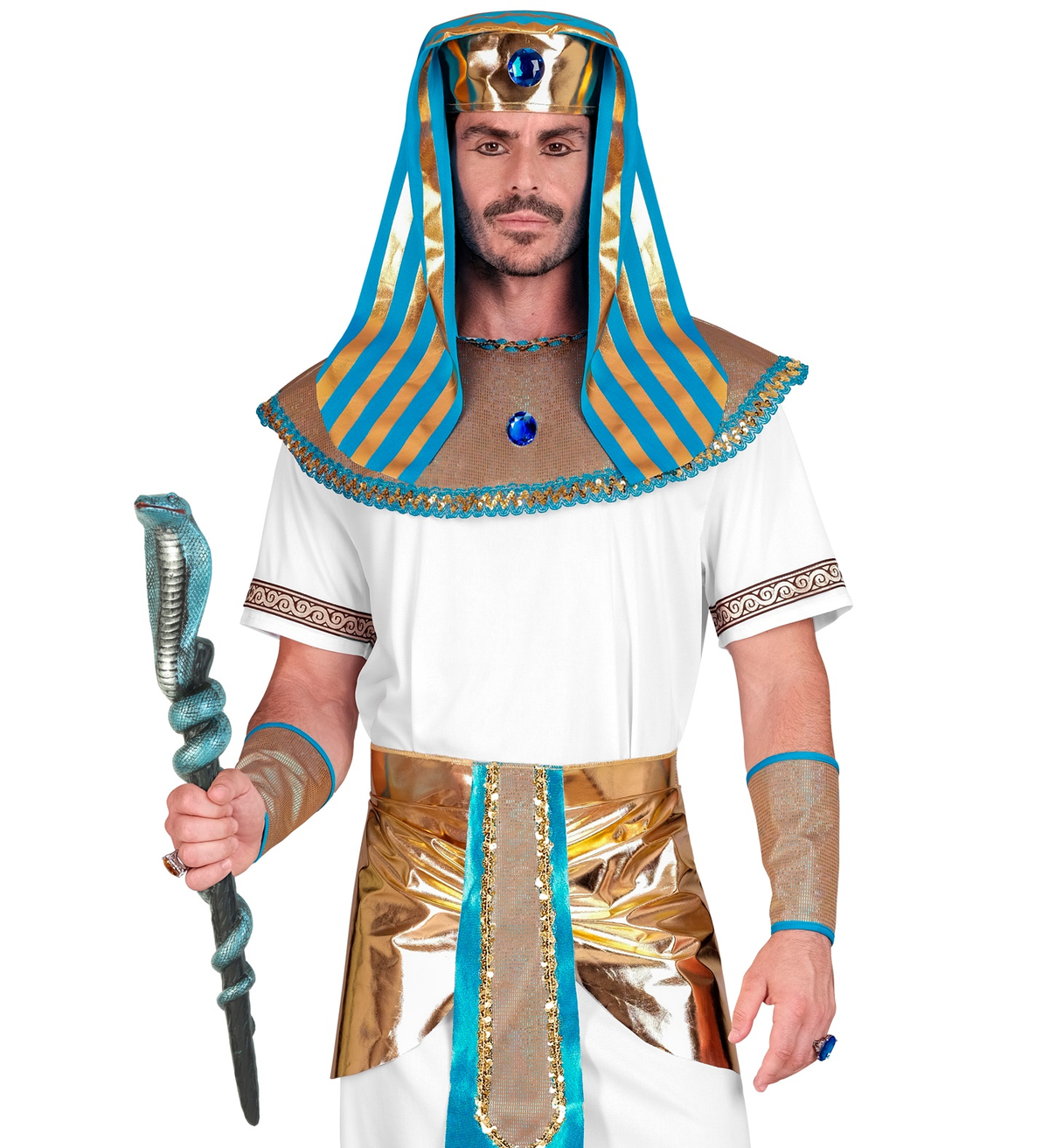 Bacchetta Scettro Serpente 64 CM Accessori per Abito Vestito Travestimento Carnevale - 42224