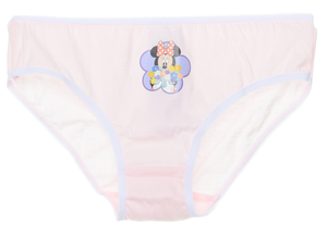 Mutandine Set 5 Pezzi Minnie  DISNEY Slip in Cotone in Scatola 3/8 Anni - Xh30017
