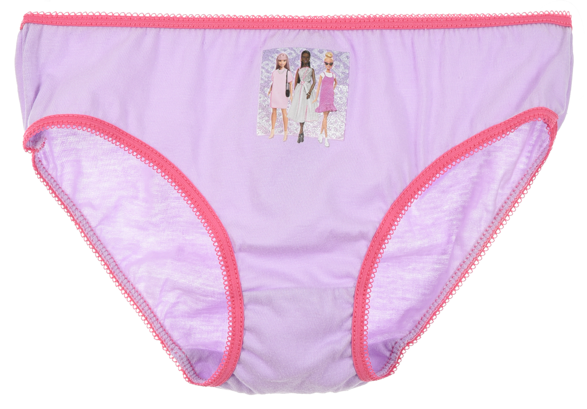Mutandine Set 3 Pezzi Barbie Slip in Cotone in Scatola 4/10 Anni - Xh30026