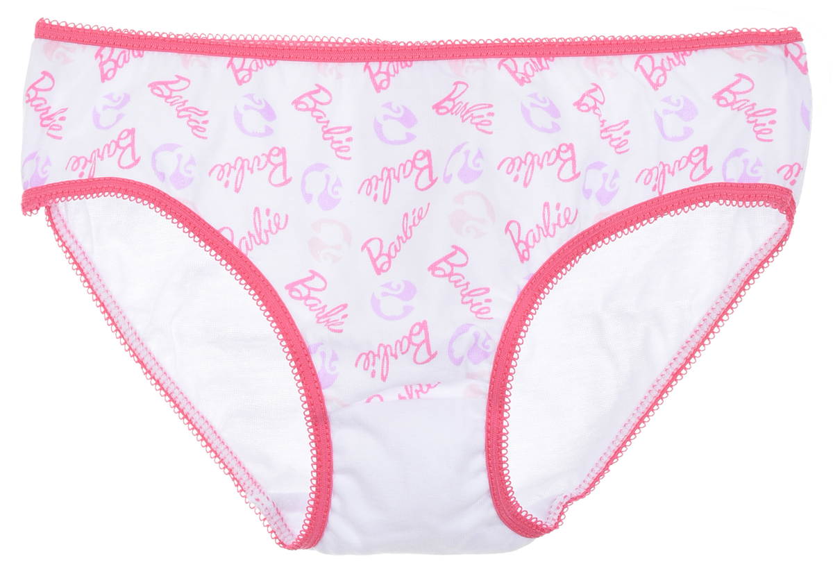 Mutandine Set 3 Pezzi Barbie Slip in Cotone in Scatola 4/10 Anni - Xh30026