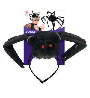Cerchietto Copricapo Ragno Peloso Modellabile 50 CM Accessori per Abito Vestito Travestimento Carnevale Halloween - 8262x