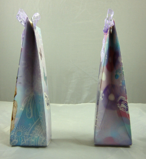 Bomboniera Violetta Scatolina Piramide DISNEY Portaconfetti  Cm.14x4x4