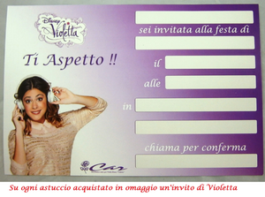 Bomboniera Violetta Scatolina Piramide DISNEY Portaconfetti  Cm.14x4x4