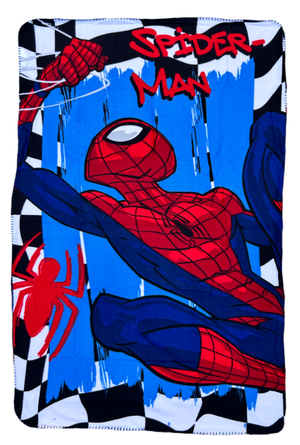 Plaid in Pile Spiderman MARVEL Coperta in Morbido Poliestere 100 X 150 CM 210 Gsm - Spm-1431