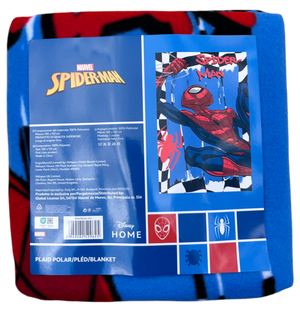 Plaid in Pile Spiderman MARVEL Coperta in Morbido Poliestere 100 X 150 CM 210 Gsm - Spm-1431