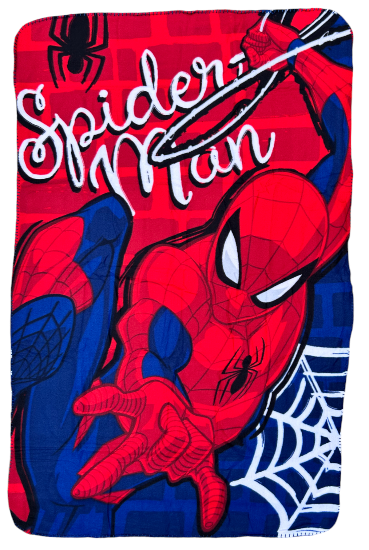 Plaid in Pile Spiderman MARVEL Coperta in Morbido Poliestere 100 X 150 CM 210 Gsm - Spm-1418