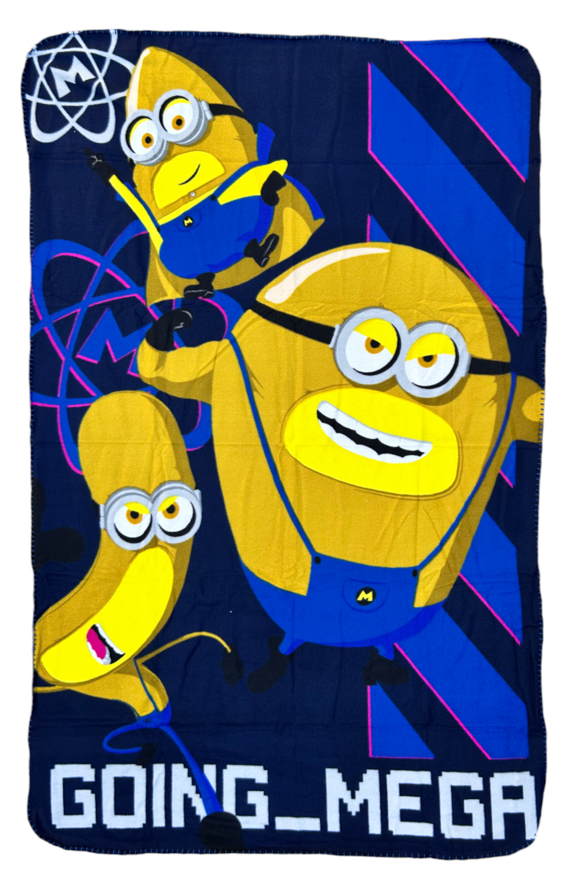 Plaid in Pile Minions Cattivissimo Me Coperta in Morbido Poliestere 100 X 150 CM 210 Gsm - Dm4-1445