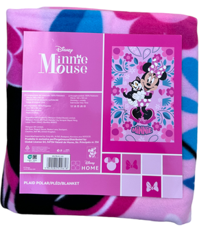 Plaid in Pile Minnie Figaro DISNEY Coperta in Morbido Poliestere 100 X 150 CM 210 Gsm - Min-1430
