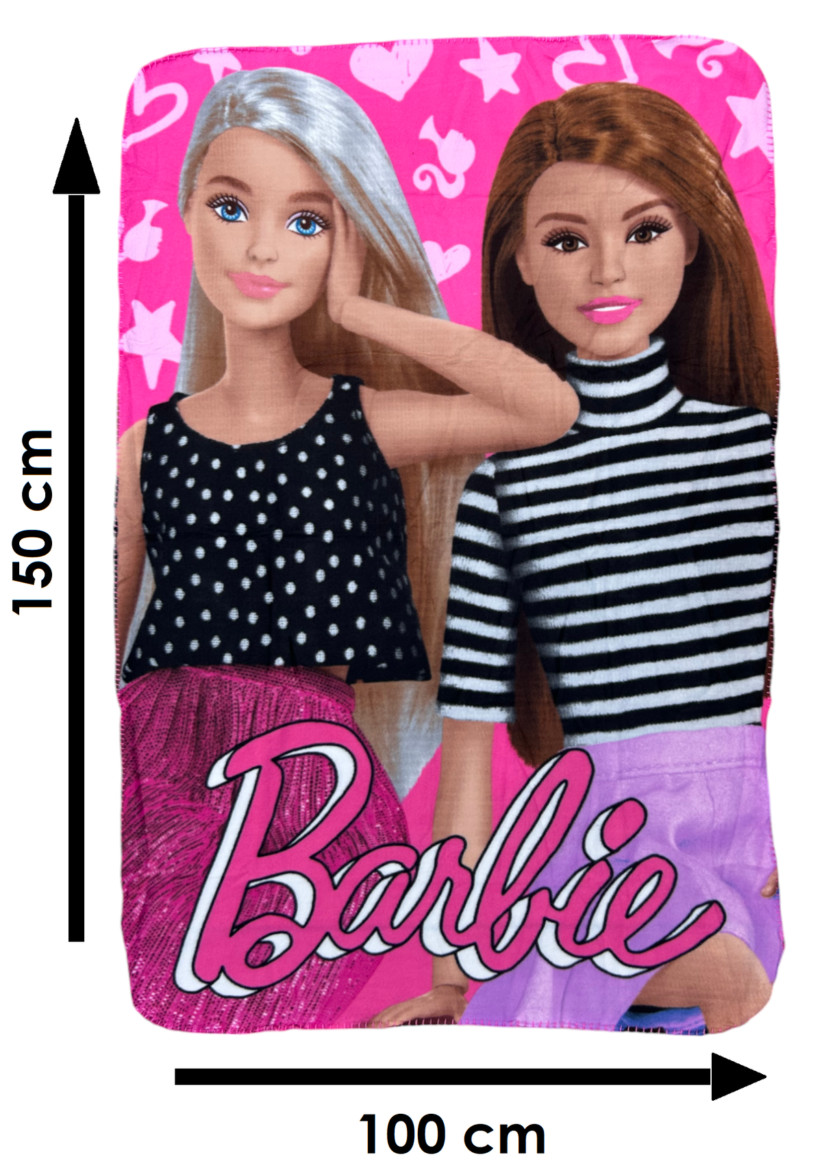 Plaid in Pile Barbie Coperta in Morbido Poliestere 100 X 150 CM 210 Gsm - Bar-1435