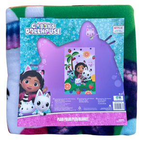 Plaid in Pile Gabby's Dollhouse Coperta in Morbido Poliestere 100 X 150 CM 210 Gsm - Gab-1483