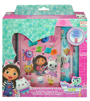 Diario Segreto con Lucchetto Gabby's Dollhouse + Accessori in Confezione Regalo - Gd00038