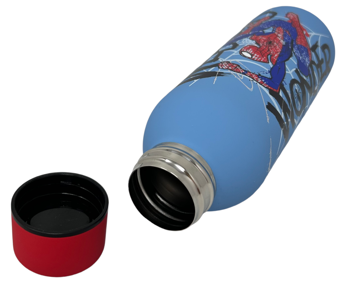 Borraccia Spiderman MARVEL Bottiglia in Acciaio Inox con Tappo Svitabile 500 Ml - 843372