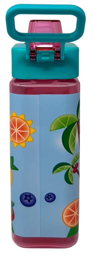 Borraccia Quadrata Gabby's Dollhouse 500 Ml in Plastica Riutilizzabile con Apertura a Scatto - Gd00073