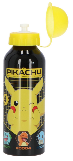 Set Borraccia in Alluminio e Portamerenda Pikachu Pokémon in Confezione - Pk00035