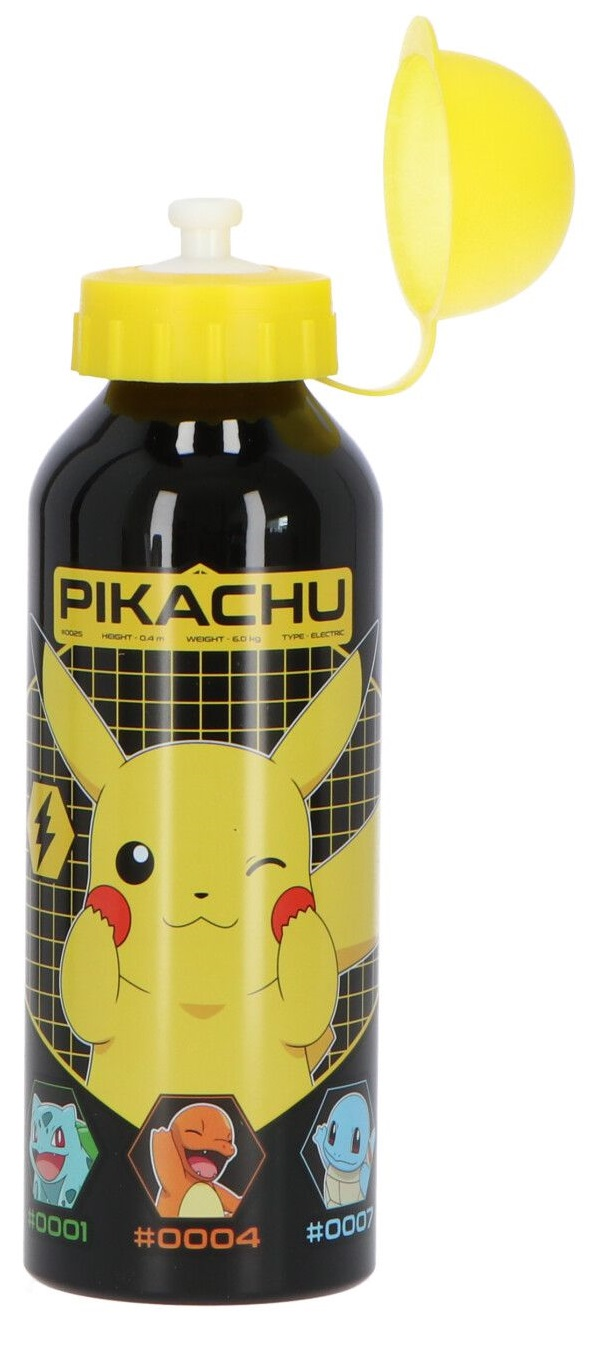 Set Borraccia in Alluminio e Portamerenda Pikachu Pokémon in Confezione - Pk00035