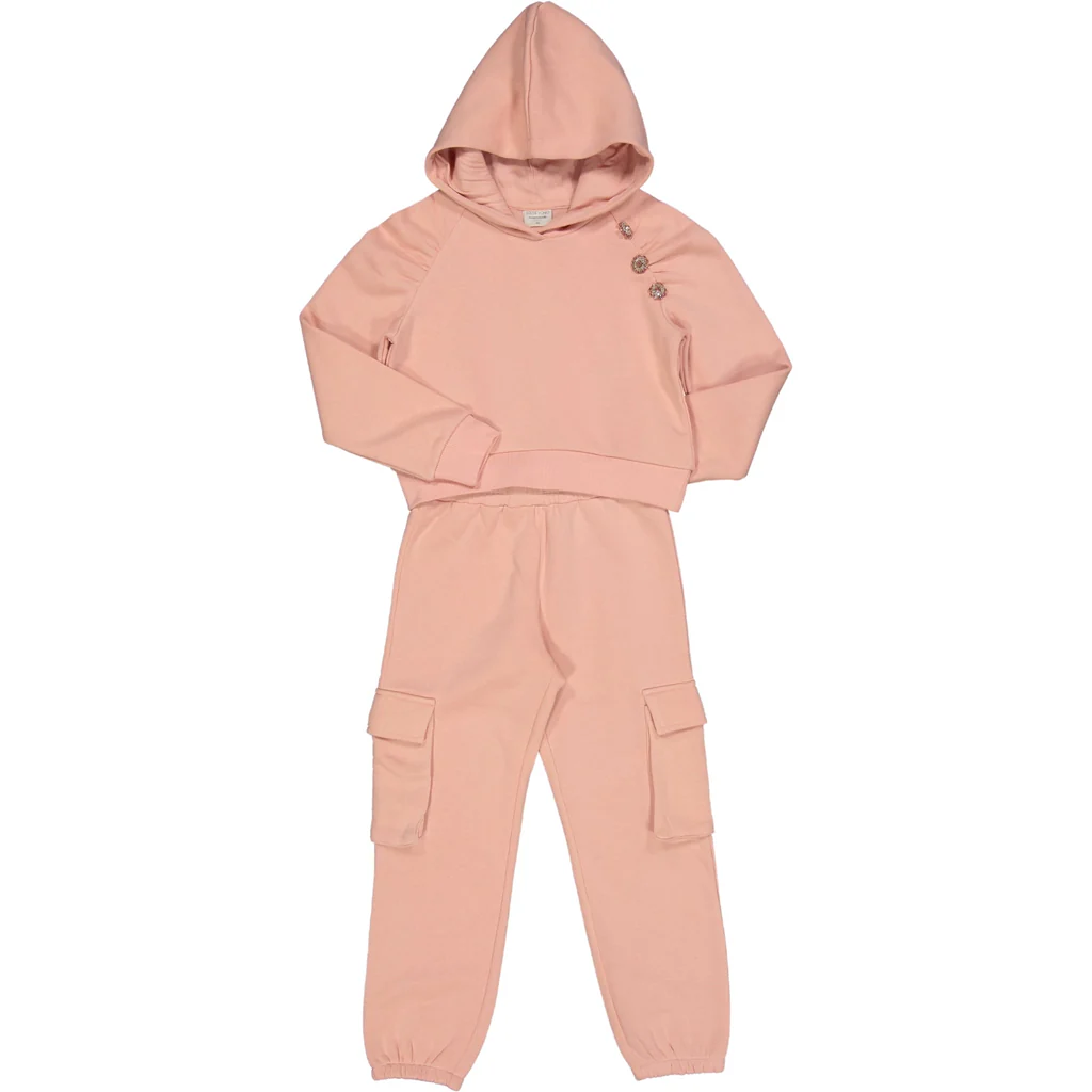 Tuta Completo Felpa con Cappuccio Pantalone Bambina Mauli - 99996.00.57e/p