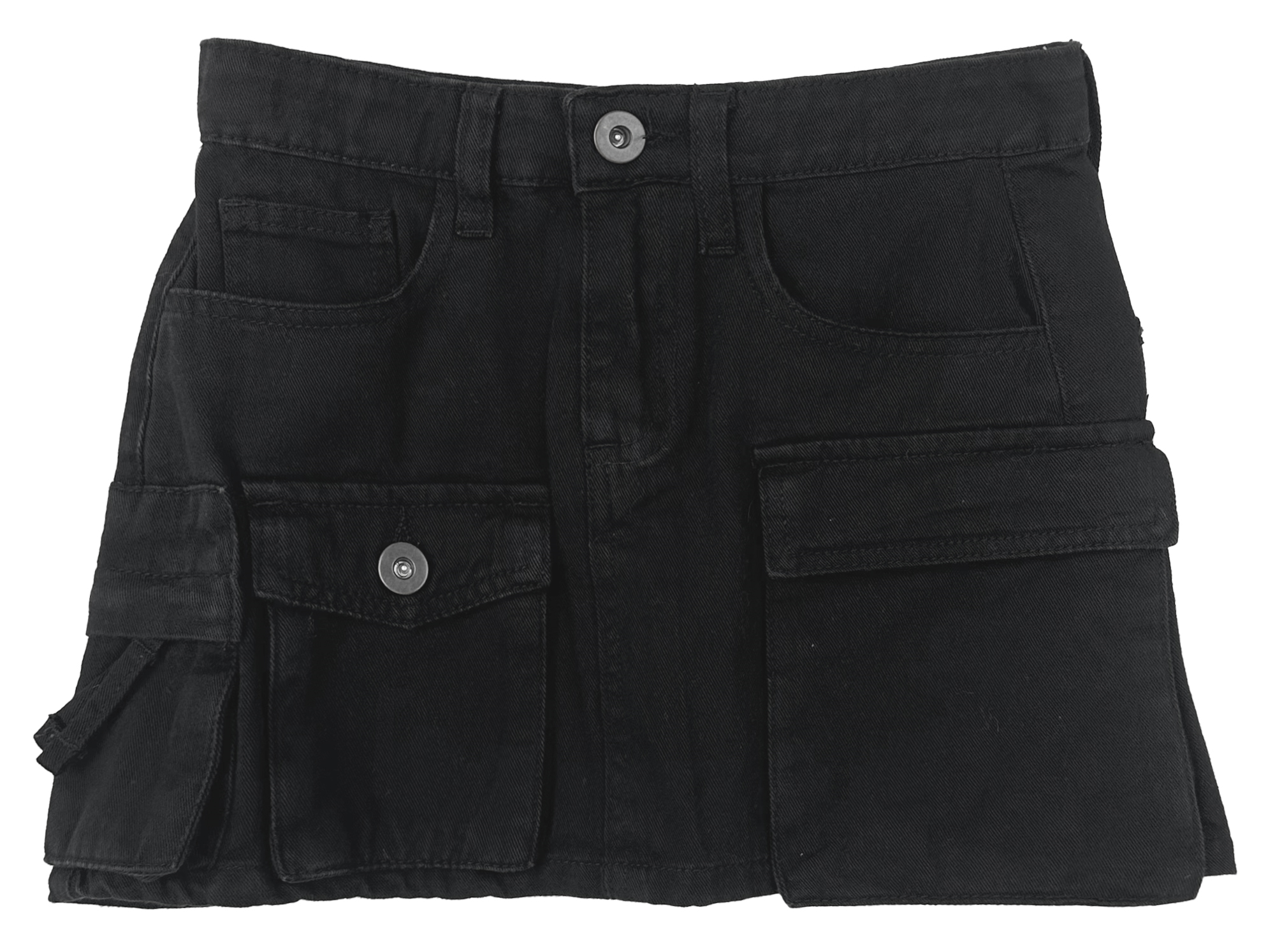Gonna in Jeans Modello Cargo Bambina - By1924