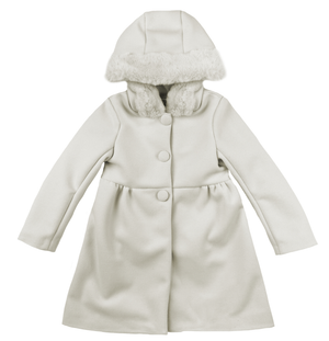 Cappotto con Pelliccia Bambina - By1753