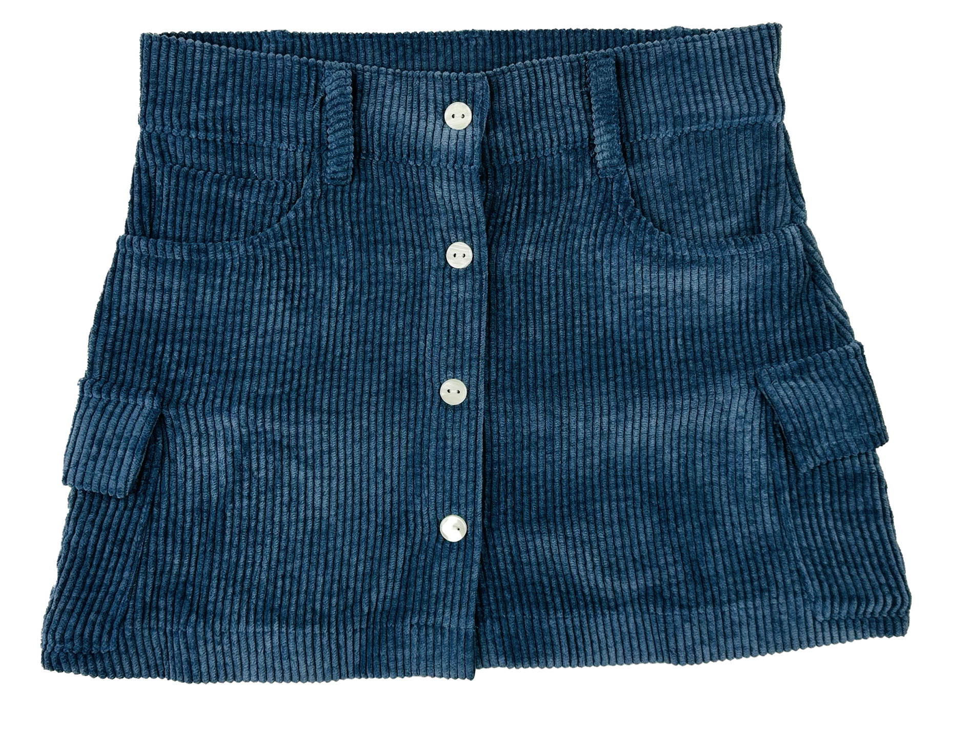 Gonna in Velluto Modello Cargo Bambina - By1726