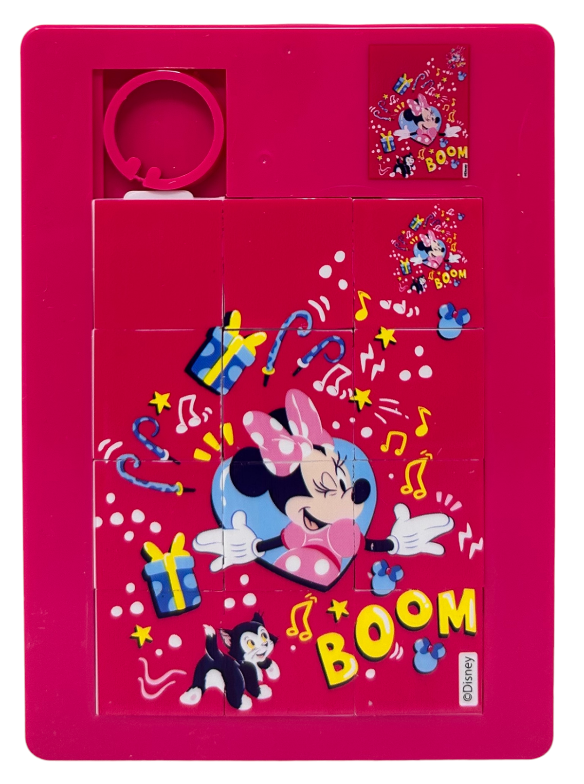 Mini Puzzle Gioco 12 Pezzi Minnie e Figaro DISNEY in Plastica - Min0876