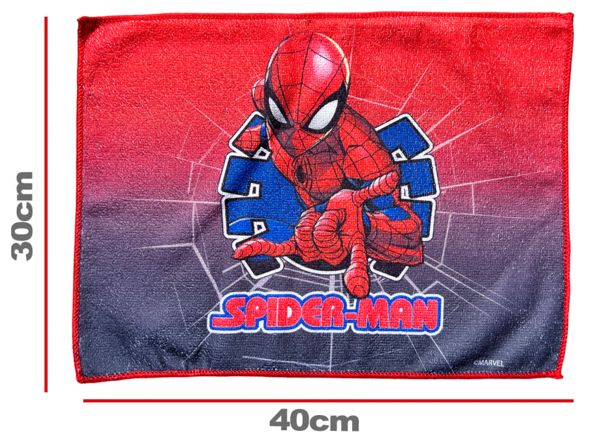Tovaglietta Spiderman MARVEL in Tessuto da Colazione Pranzo Cm.40x30 - Sp1000