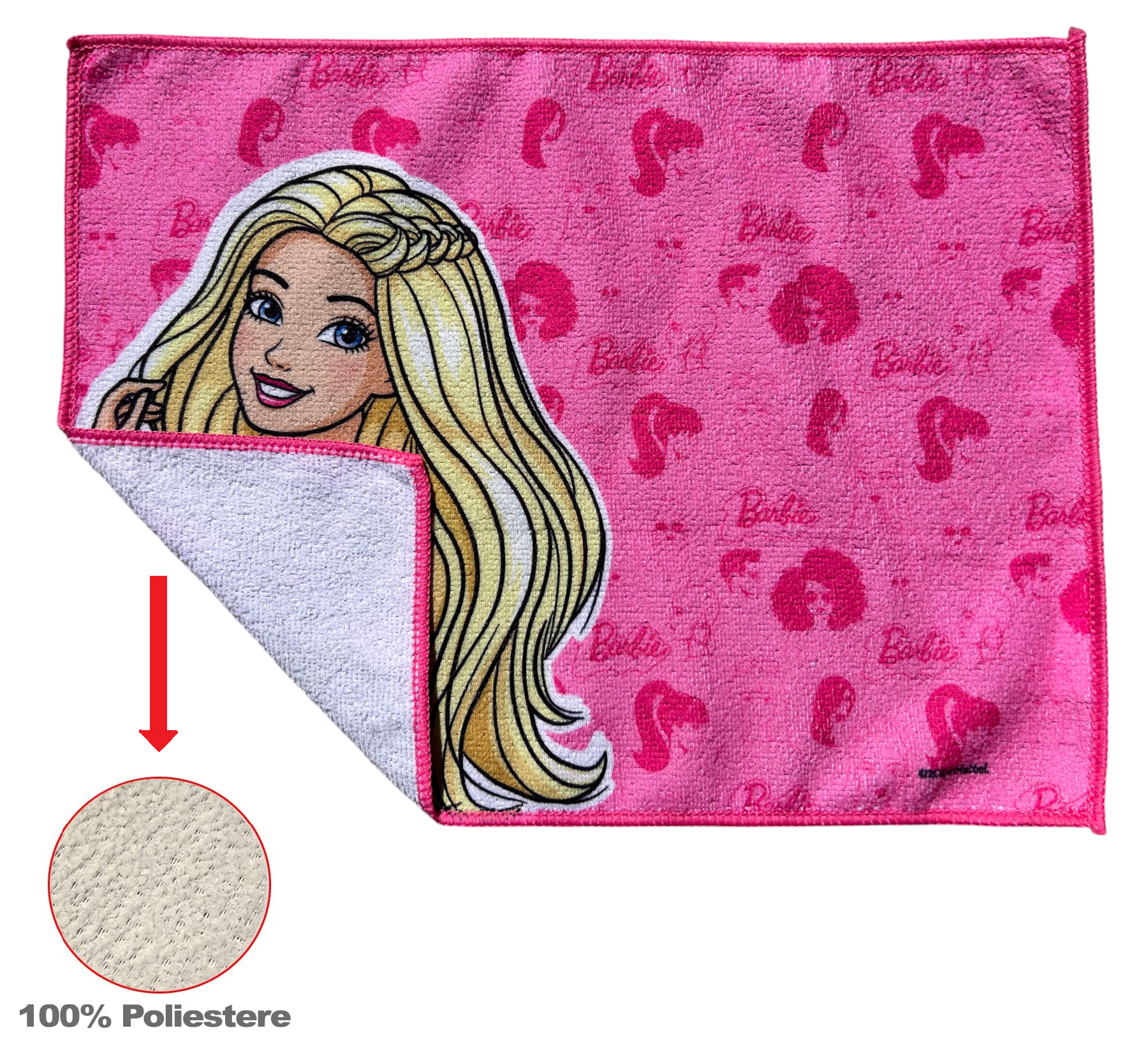 Tovaglietta Barbie in Tessuto da Colazione Pranzo Cm.40x30 - Br1000