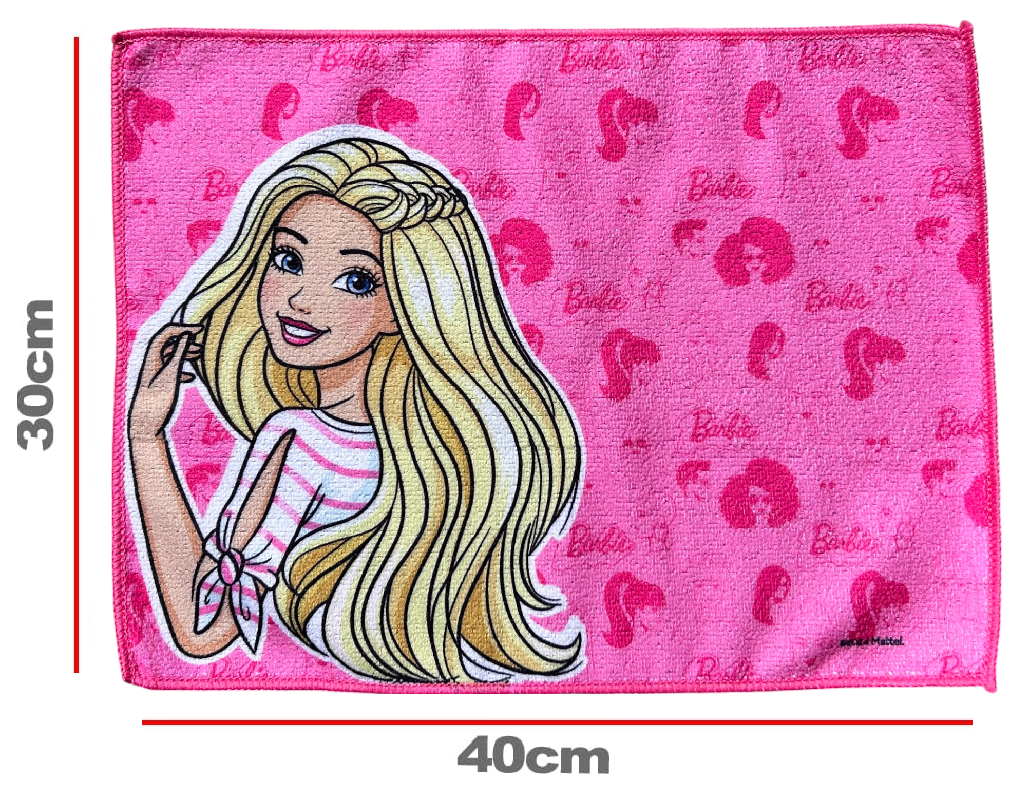 Tovaglietta Barbie in Tessuto da Colazione Pranzo Cm.40x30 - Br1000