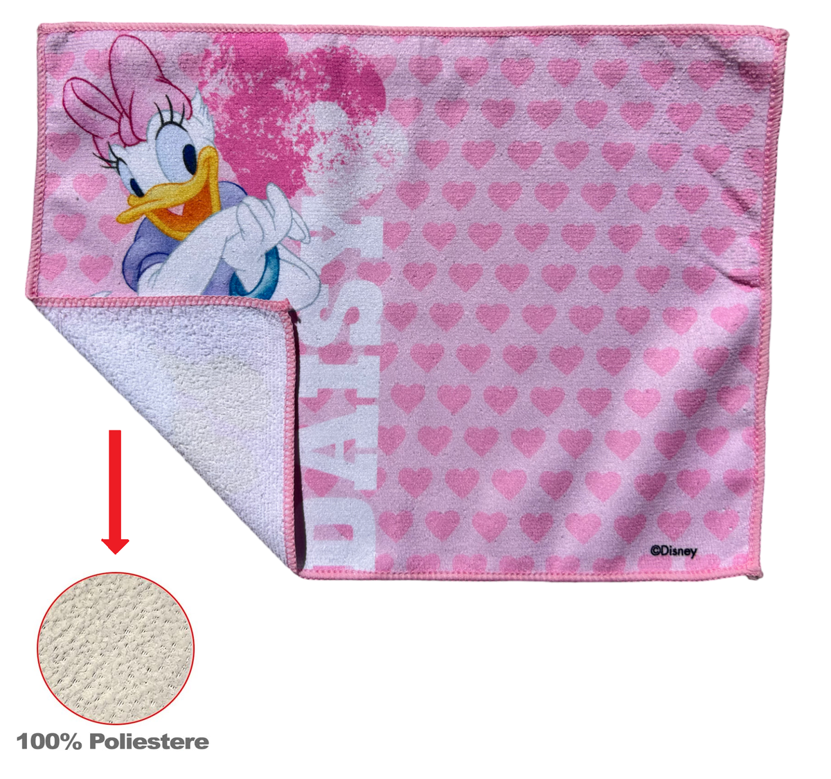 Tovaglietta Paperina Daisy DISNEY in Tessuto da Colazione Pranzo Cm.40x30 - Dsy1000