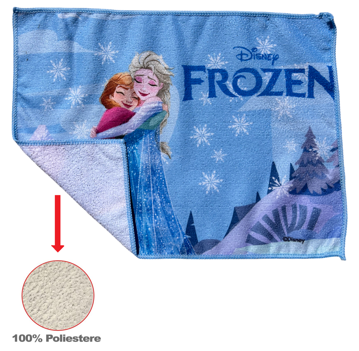 Tovaglietta Frozen DISNEY in Tessuto da Colazione Pranzo Cm.40x30 - Fr1000