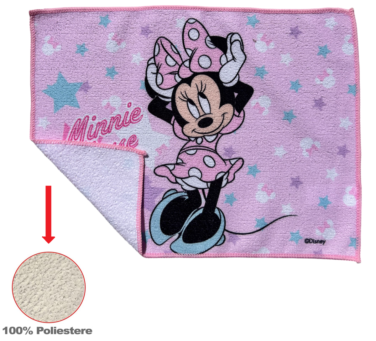Tovaglietta Minnie Mouse DISNEY in Tessuto da Colazione Pranzo Cm.40x30 - Min1000