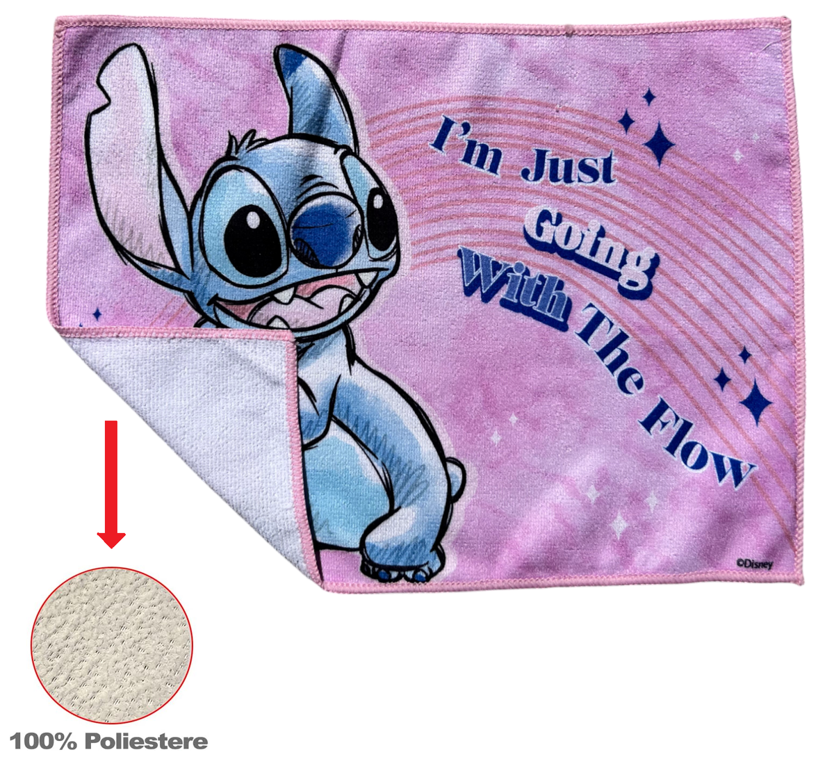 Tovaglietta Stitch DISNEY in Tessuto da Colazione Pranzo Cm.40x30 - Lst0834-G