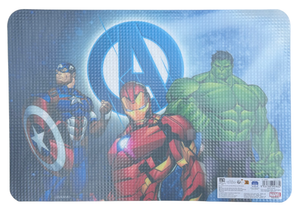Tovaglietta Avengers MARVEL in Plastica Morbida Antiscivolo Ripiegabile Lavabile da Colazione Pranzo Cm.44x30 - Av0979