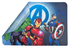 Tovaglietta Avengers MARVEL in Plastica Morbida Antiscivolo Ripiegabile Lavabile da Colazione Pranzo Cm.44x30 - Av0979