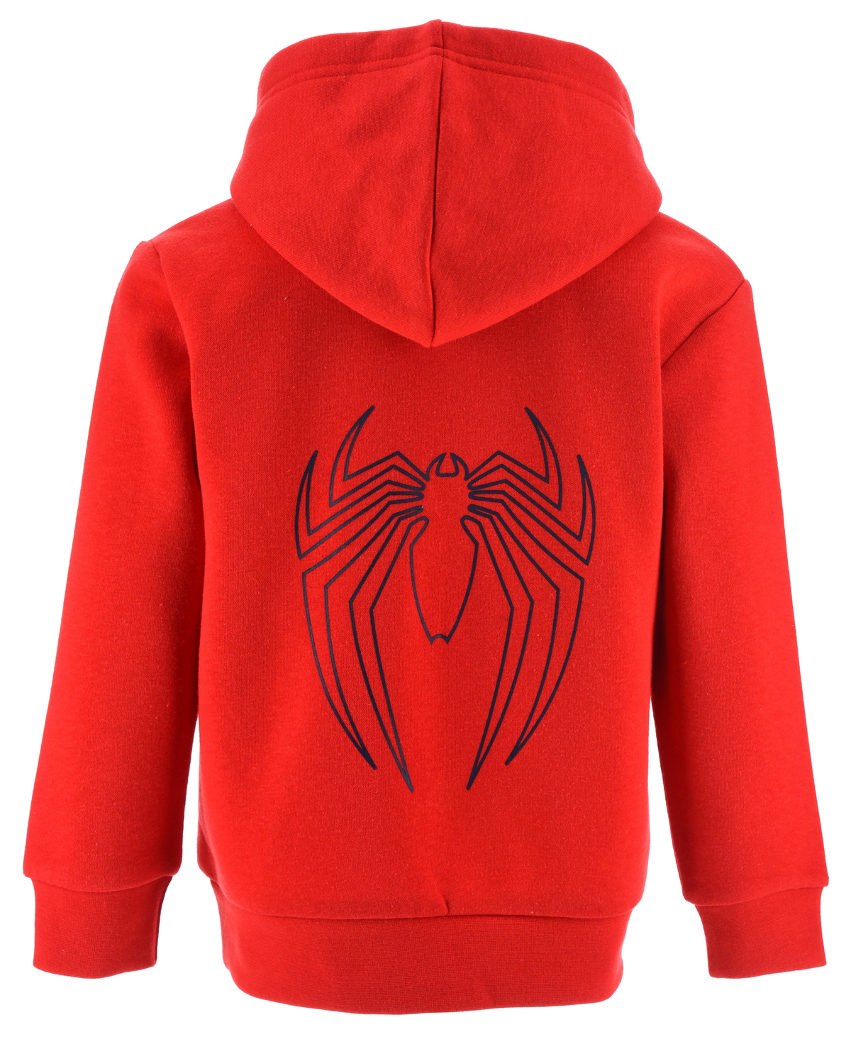 Felpa con Cappuccio Spiderman MARVEL 3/8 Anni Maglietta Sun City - Xh1085rosso