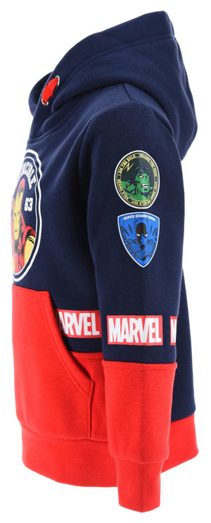 Felpa con Cappuccio Avengers MARVEL 4/10 Anni Maglietta Sun City - Xh1086blu