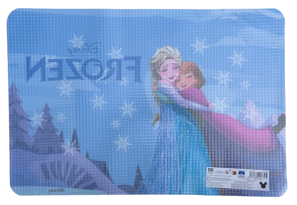 Tovaglietta Frozen DISNEY in Plastica Morbida Antiscivolo Ripiegabile Lavabile da Colazione Pranzo Cm.44x30 - Fr0979