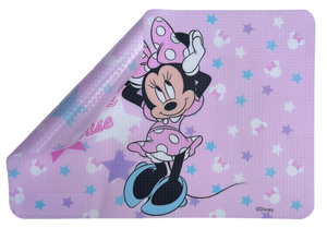 Tovaglietta Minnie Mouse DISNEY in Plastica Morbida Antiscivolo Ripiegabile Lavabile da Colazione Pranzo Cm.44x30 - Min0979
