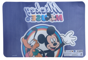 Tovaglietta Topolino DISNEY in Plastica Morbida Antiscivolo Ripiegabile Lavabile da Colazione Pranzo Cm.44x30 - Mic0979