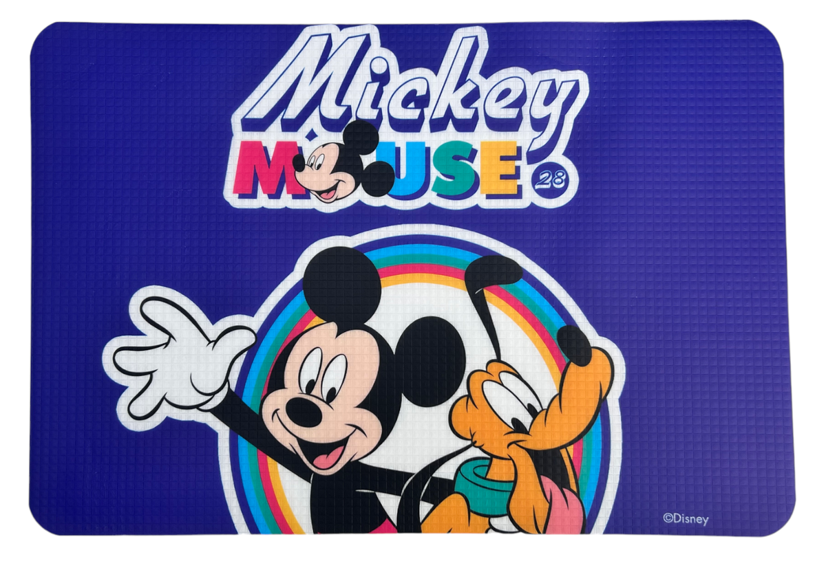 Tovaglietta Topolino DISNEY in Plastica Morbida Antiscivolo Ripiegabile Lavabile da Colazione Pranzo Cm.44x30 - Mic0979