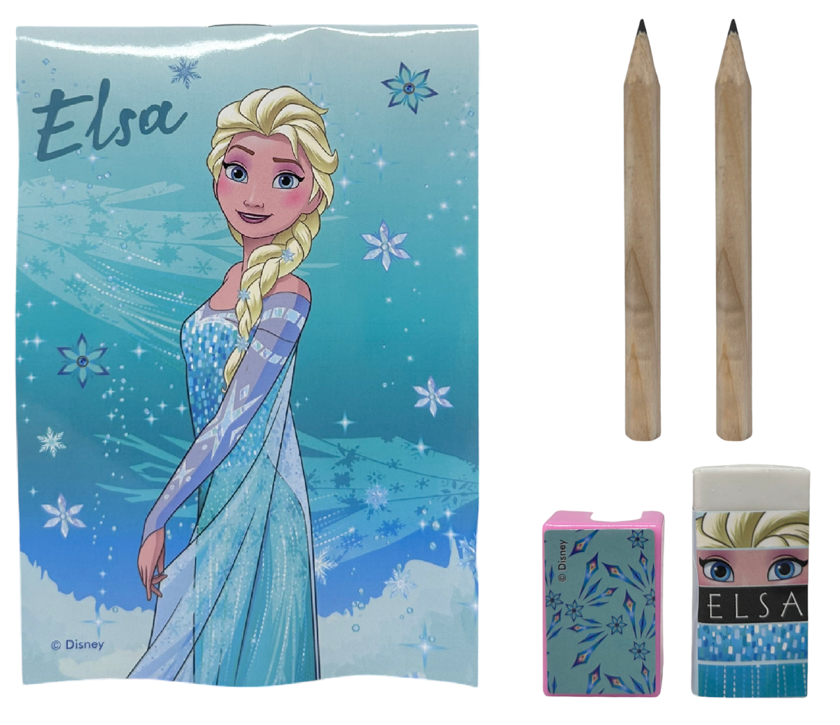 Cubo Cancelleria Frozen DISNEY Confezione 25 Pezzi Kit per Disegnare e Colorare - Fr0583
