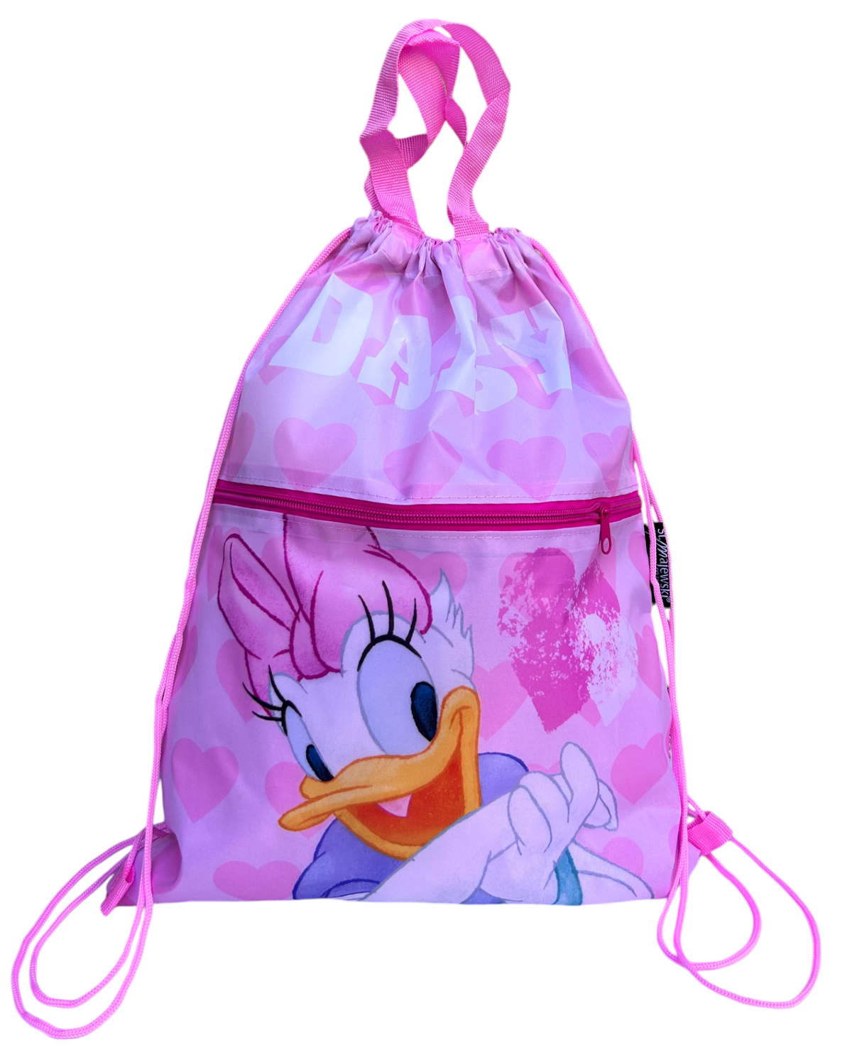 Sacca Paperina Daisy DISNEY con Chiusura a Coulisse Tasca Frontale Borsa Tempo Libero Palestra Cm. 44x34 - 673405
