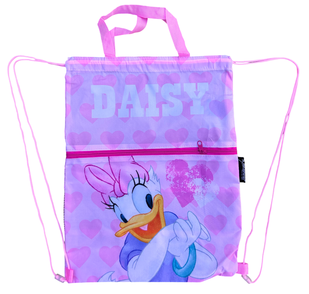 Sacca Paperina Daisy DISNEY con Chiusura a Coulisse Tasca Frontale Borsa Tempo Libero Palestra Cm. 44x34 - 673405