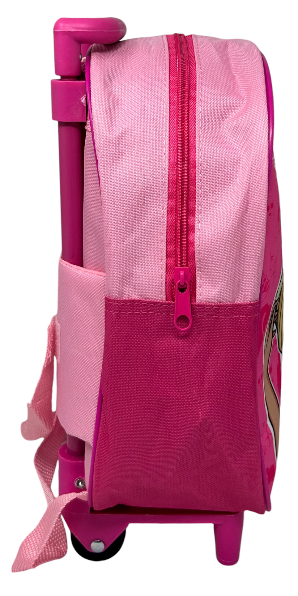Zaino Asilo Trolley Barbie + Borraccia Borsa per Scuola Materna Tempo Libero - Br0993-W