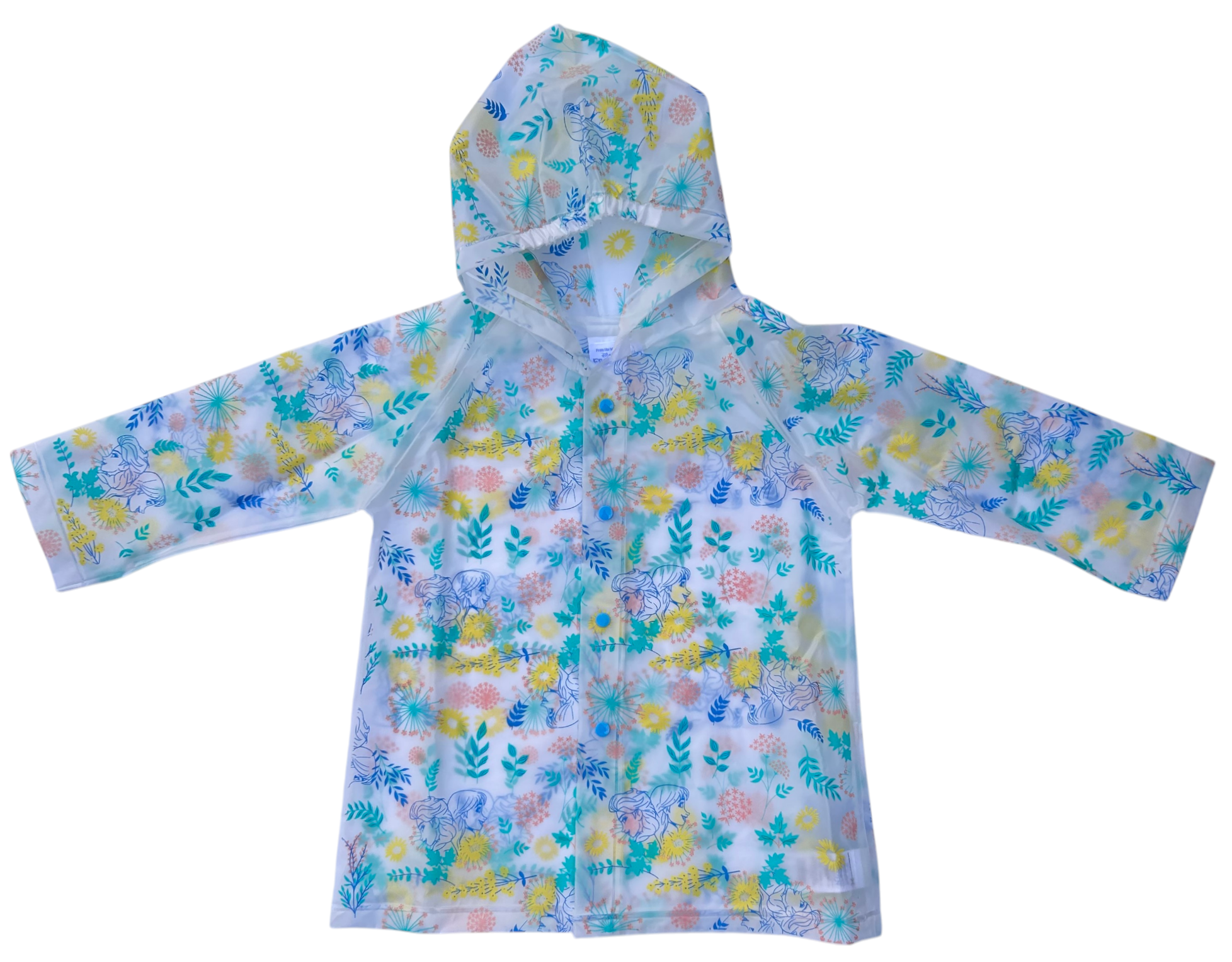 Giacca Impermeabile Frozen DISNEY Antipioggia Antivento per Bambini - Xh1194