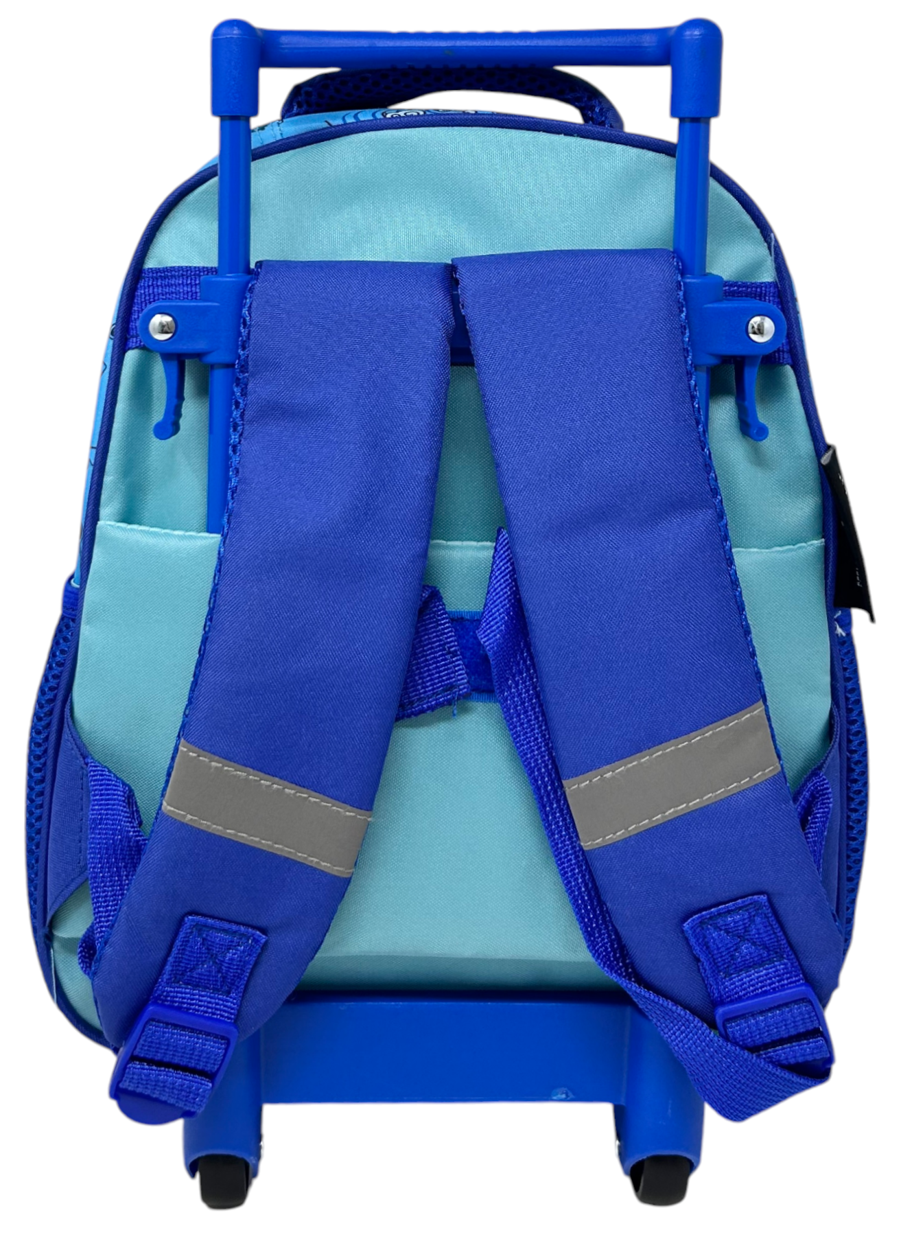 Zaino Asilo Trolley Stitch DISNEY con Tasca Frontale 30 Cm. Manico Allungabile - 674174