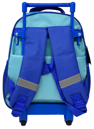 Zaino Asilo Trolley Stitch DISNEY con Tasca Frontale 30 Cm. Manico Allungabile - 674174